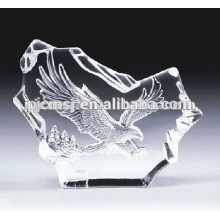 carving eagle crystal iceberg for gifts